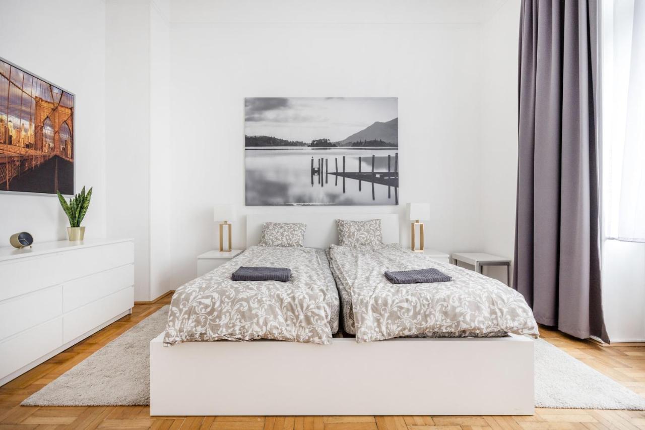 Elegant Apartment In Super Central Location Budapest Esterno foto